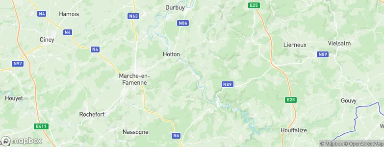 Rendeux, Belgium Map