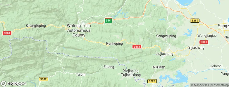 Renheping, China Map
