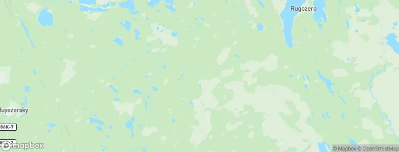 Republic of Karelia, Russia Map