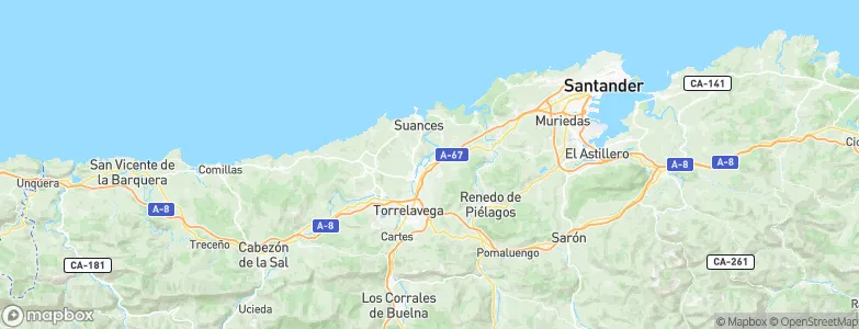 Requejada, Spain Map