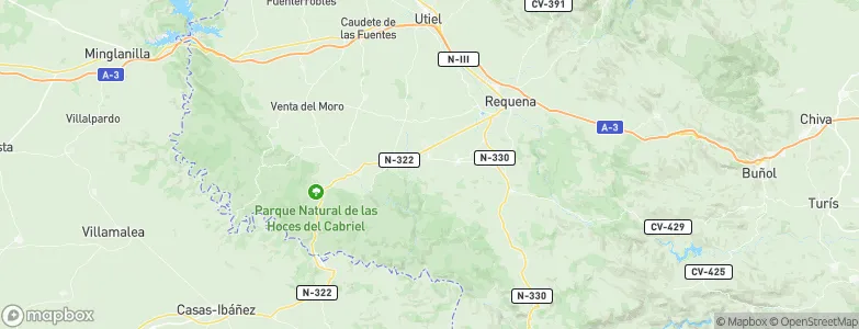 Requena, Spain Map