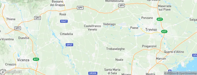 Resana, Italy Map