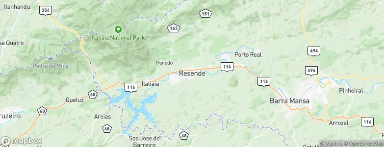 Resende, Brazil Map