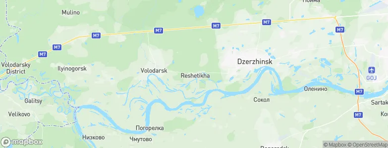Reshetikha, Russia Map