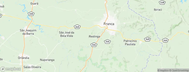 Restinga, Brazil Map