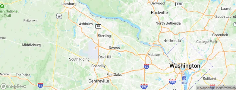 Reston, United States Map