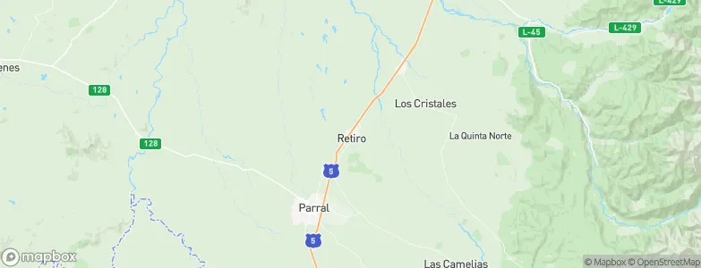 Retiro, Chile Map