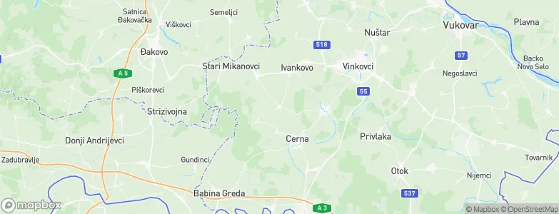 Retkovci, Croatia Map