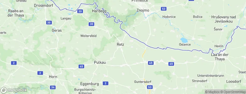 Retz, Austria Map
