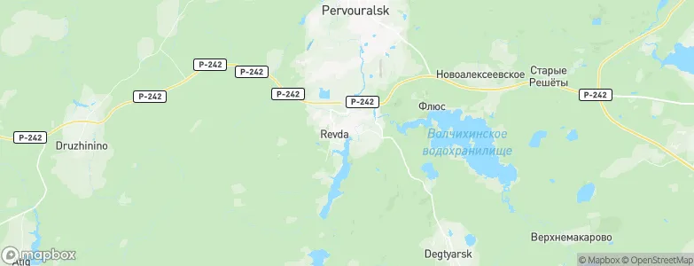 Revda, Russia Map