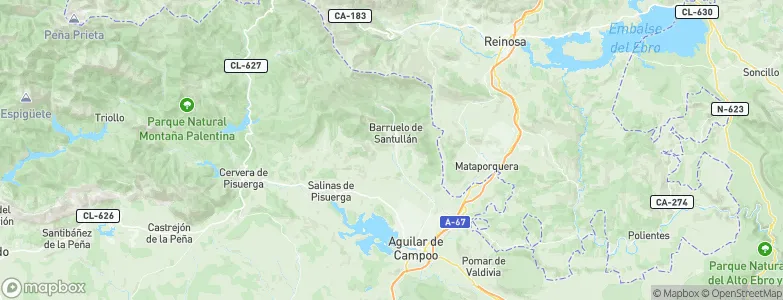 Revilla de Santullán, Spain Map