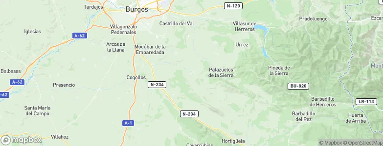 Revilla del Campo, Spain Map