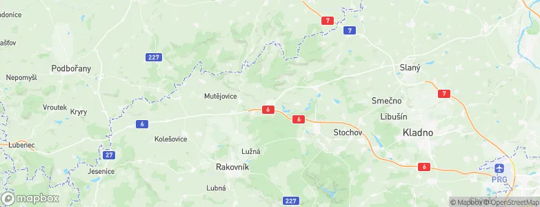 Řevničov, Czechia Map