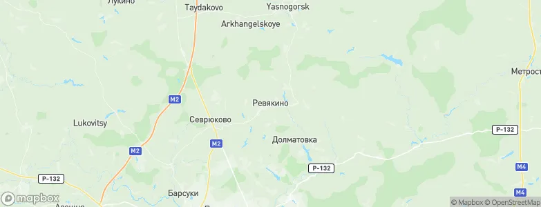 Revyakino, Russia Map