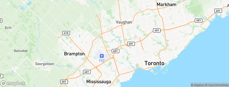 Rexdale, Canada Map
