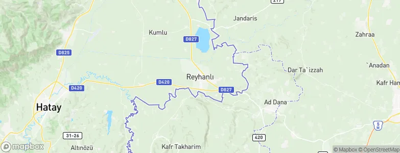 Reyhanlı, Turkey Map