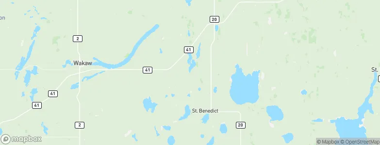 Reynaud, Canada Map
