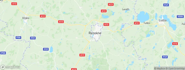 Rēzekne, Latvia Map