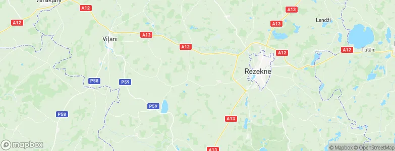 Rēzeknes Novads, Latvia Map