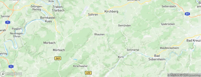 Rhaunen, Germany Map