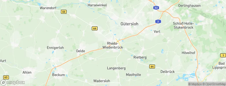 Rheda-Wiedenbrück, Germany Map