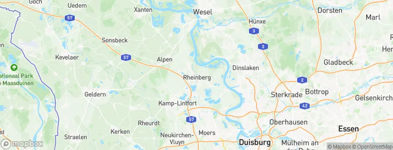 Rheinberg, Germany Map