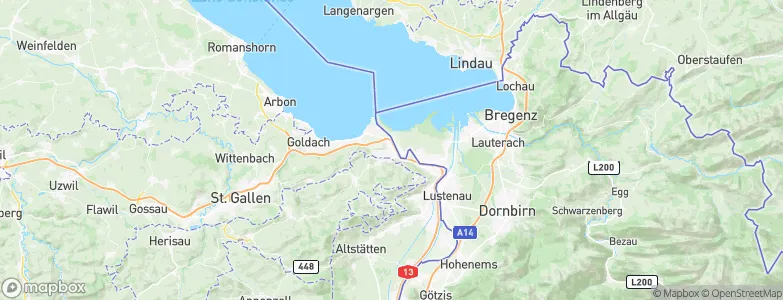 Rheineck, Switzerland Map