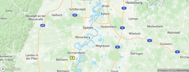 Rheinhausen, Germany Map