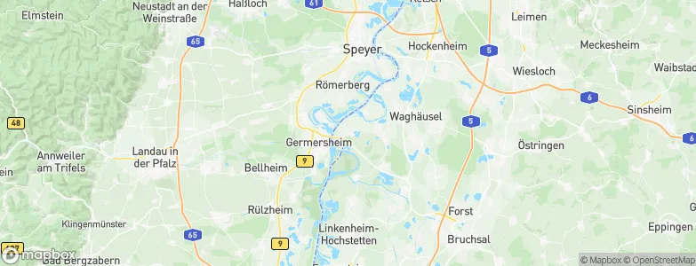 Rheinsheim, Germany Map
