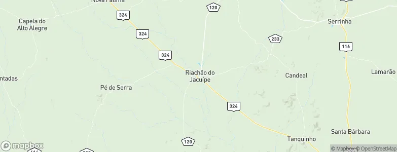 Riachão do Jacuípe, Brazil Map