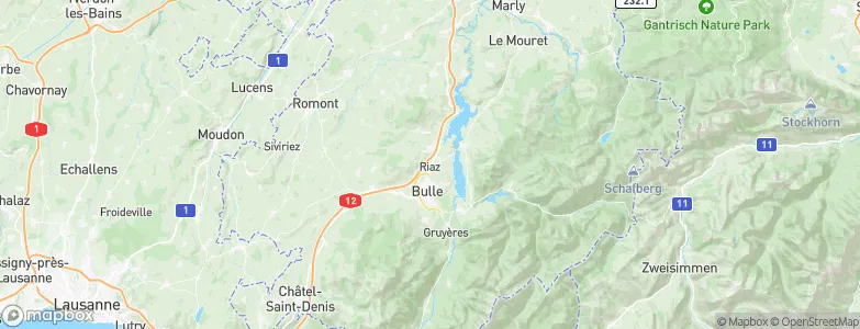 Riaz, Switzerland Map