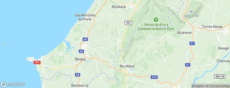 Riba Fria, Portugal Map