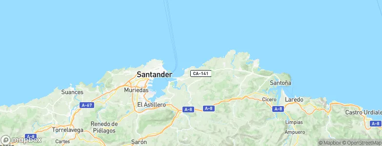 Ribamontán al Mar, Spain Map