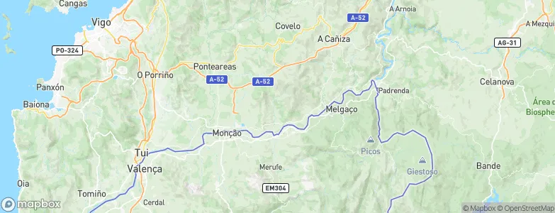 Ribarteme, Spain Map