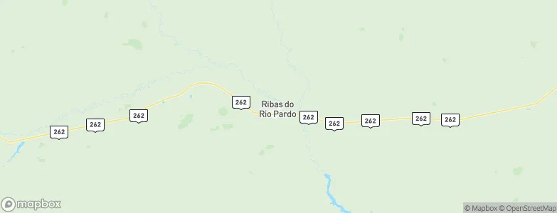 Ribas do Rio Pardo, Brazil Map