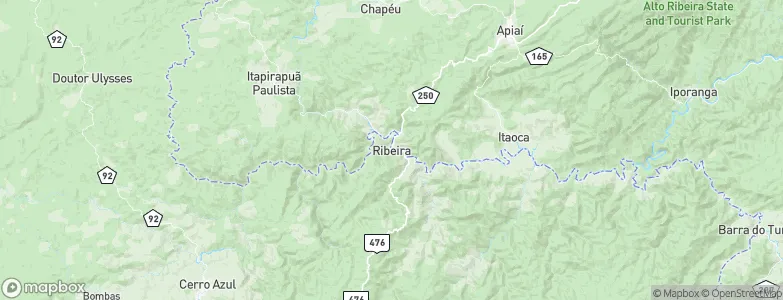 Ribeira, Brazil Map