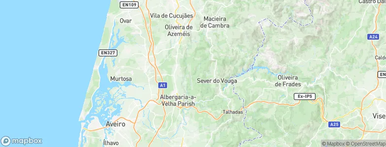 Ribeira de Fráguas, Portugal Map