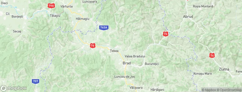 Ribiţa, Romania Map