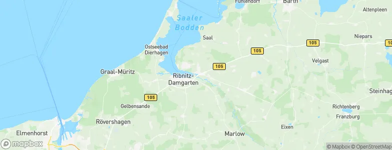Ribnitz-Damgarten, Germany Map