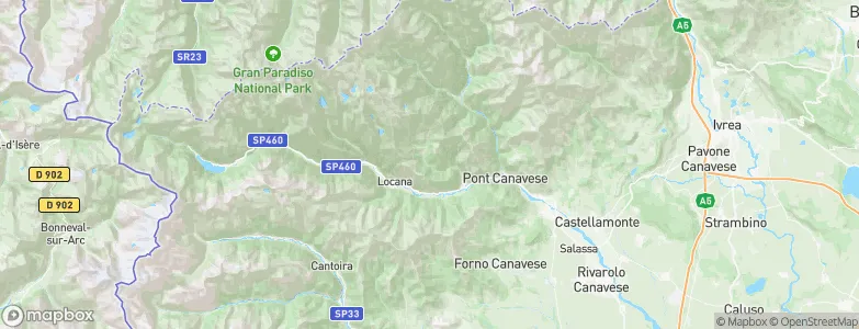 Ribordone, Italy Map