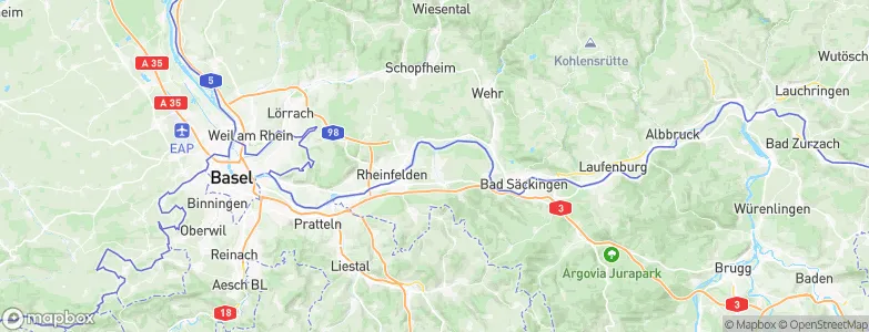 Riburg, Switzerland Map