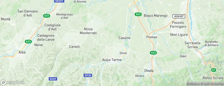 Ricaldone, Italy Map