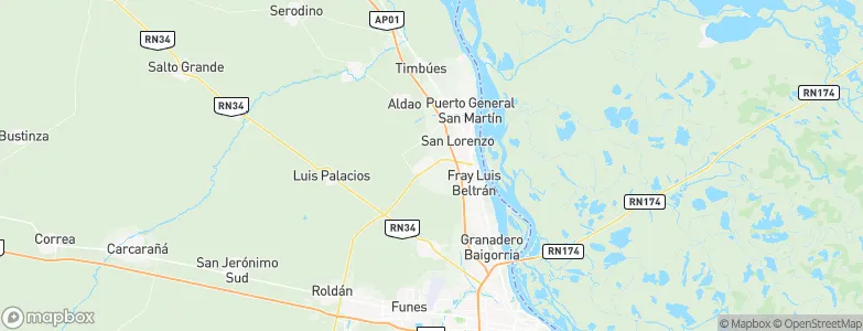 Ricardone, Argentina Map