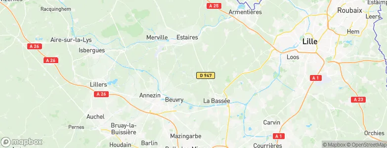 Richebourg, France Map