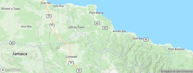 Richmond, Jamaica Map
