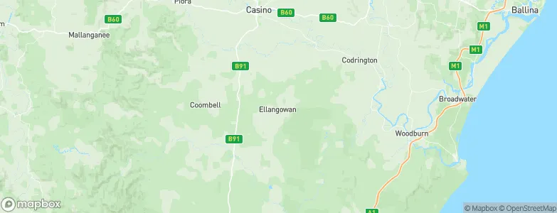 Richmond Valley, Australia Map