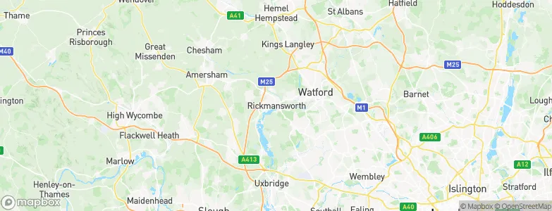 Rickmansworth, United Kingdom Map