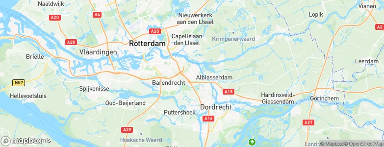 Ridderkerk, Netherlands Map
