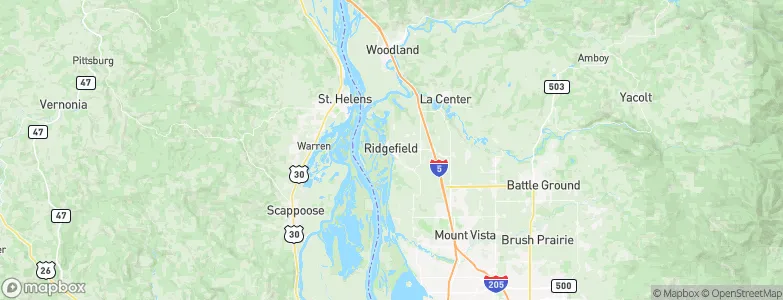 Ridgefield, United States Map