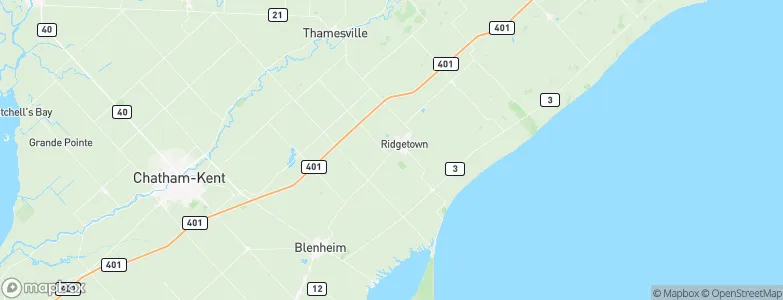 Ridgetown, Canada Map